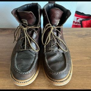 Irish Setter work boots.